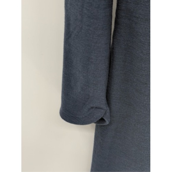 Toad & Co Dress Women Size Large Navy Blue Long Sleeve - Picture 4 of 12